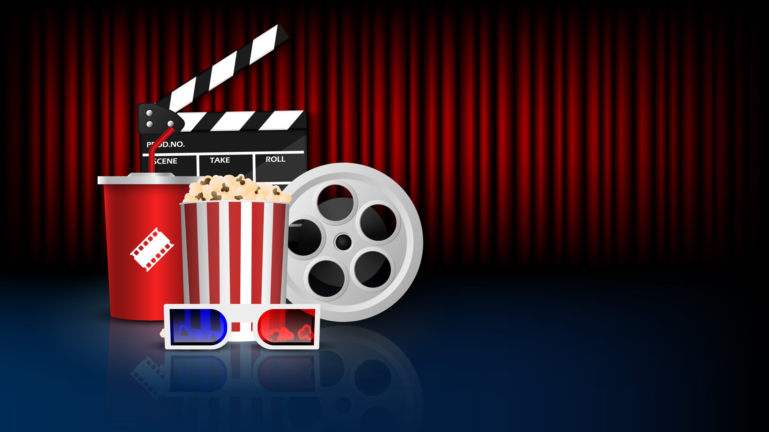 cinema-background-concept-vector